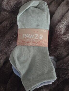 PAWZ - 10 Pack Lightweight Ankle Socks